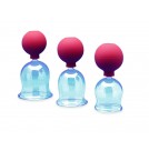Glass Cupping Jar with Rubber Suction Ball