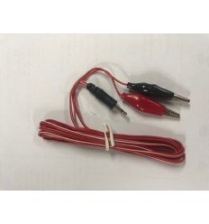 Leads With Alligator Clips- 2.5mm plug (EA200). Suits EA2 machine.