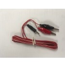Leads With Alligator Clips- 2.5mm plug (EA200). Suits EA2 machine.
